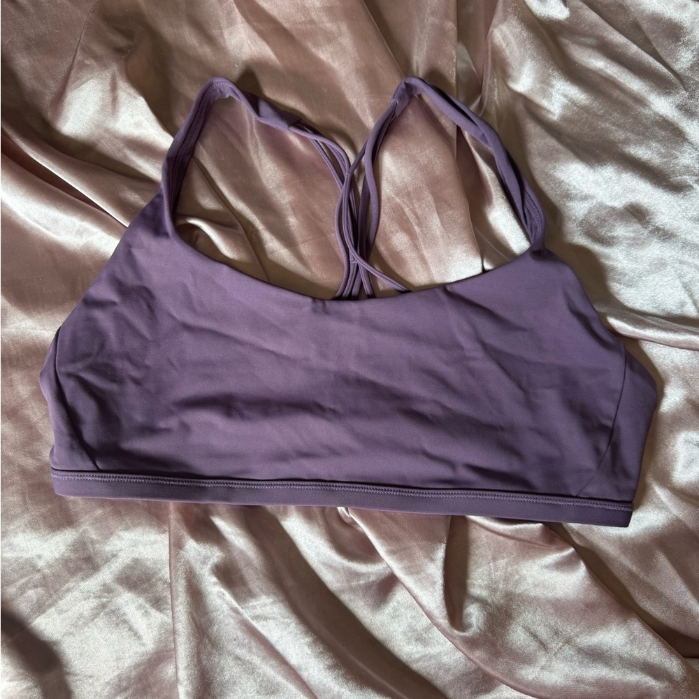 CRZ YOGA Racerback Purple Sports Bra